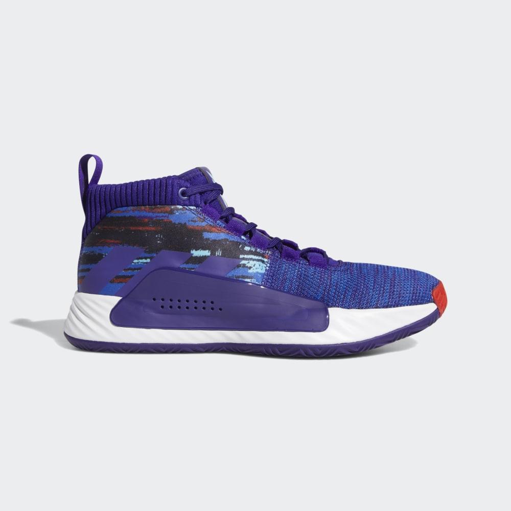 Adidas Men's Dame 5 Basketball Shoes Purple/Royal/White Ireland EF0500